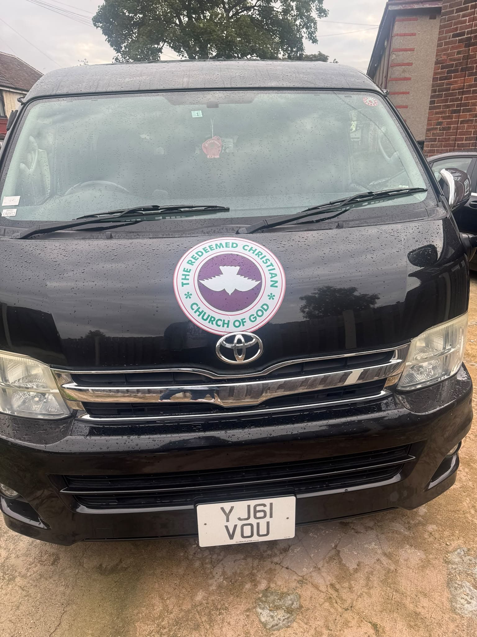 RCCG Grace Assembly transport van front view