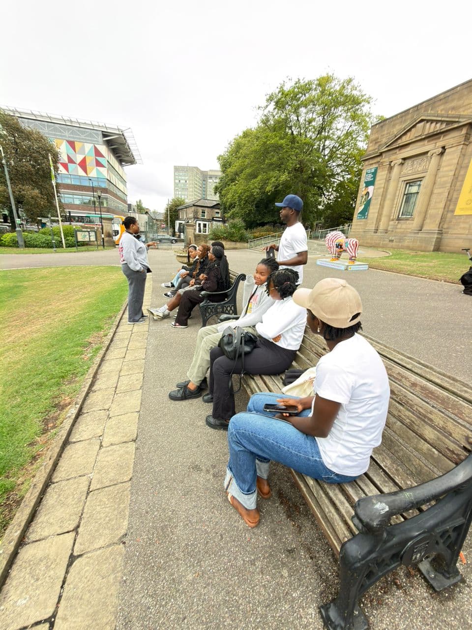 Youth fellowship in the park